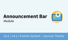 Announcement Bar