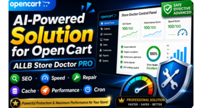 ALLB OpenCart Store Doctor & Auto Fix PRO ALLB OpenCart Store Doctor & Auto Fix PRO