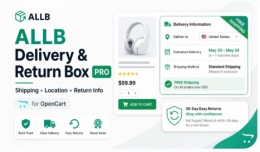 ALLB Product Delivery & Return Info Box PRO