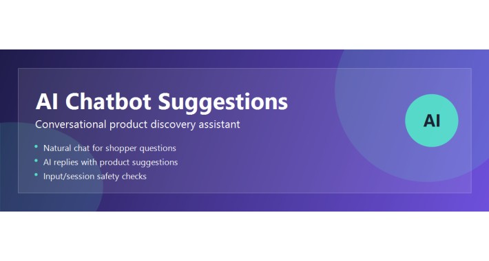 AI Chatbot & Product Suggestions