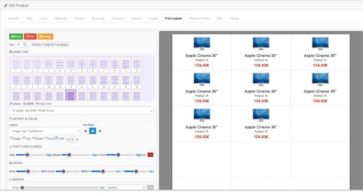 Print Product Labels Professional