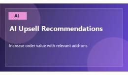 AI Upsell Recommendations