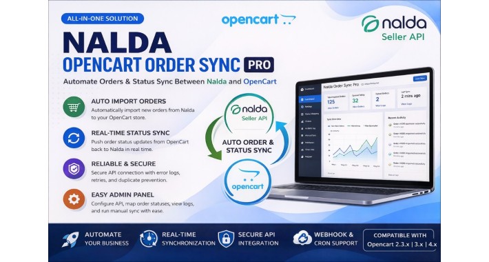 Nalda OpenCart Order Sync Pro