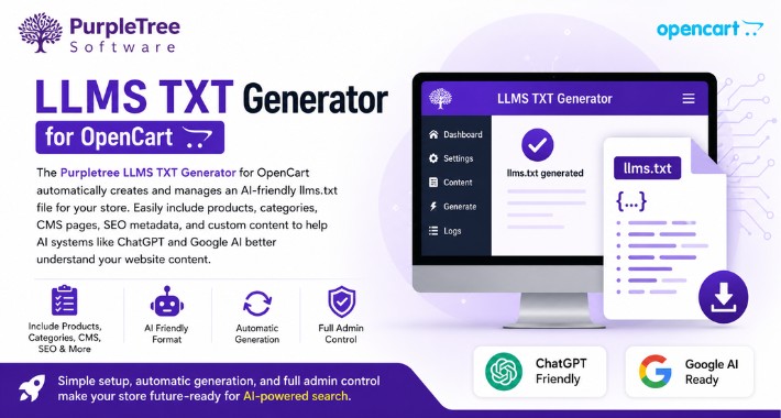 LLMS TXT Generator for OpenCart