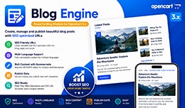 Blog Engine - Shop Blog with SEO