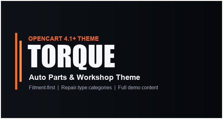 Theme: Torque - Auto Parts & Workshop