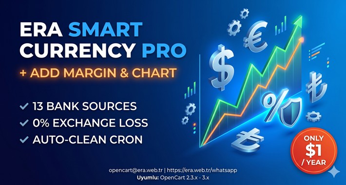 Auto Currency CRON + Margin | Otomatik Döviz Marj PRO