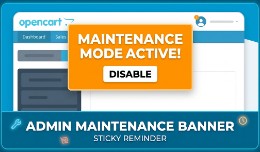 Admin Maintenance Sticky Banner & Reminder (..