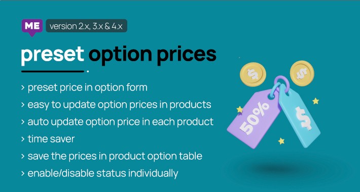 Preset Option Prices