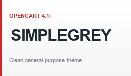 Theme: Simplegrey - Clean,minimalist,general-pur..