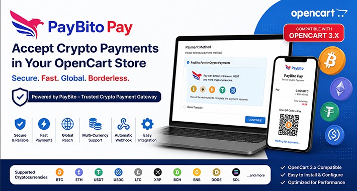 PayBito Pay  for OpenCart