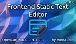 Frontend Static Text Editor