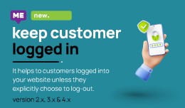 Keep Customer Logged In
