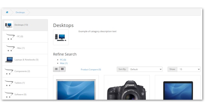 Add image in module category