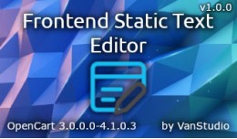 Frontend Static Text Editor