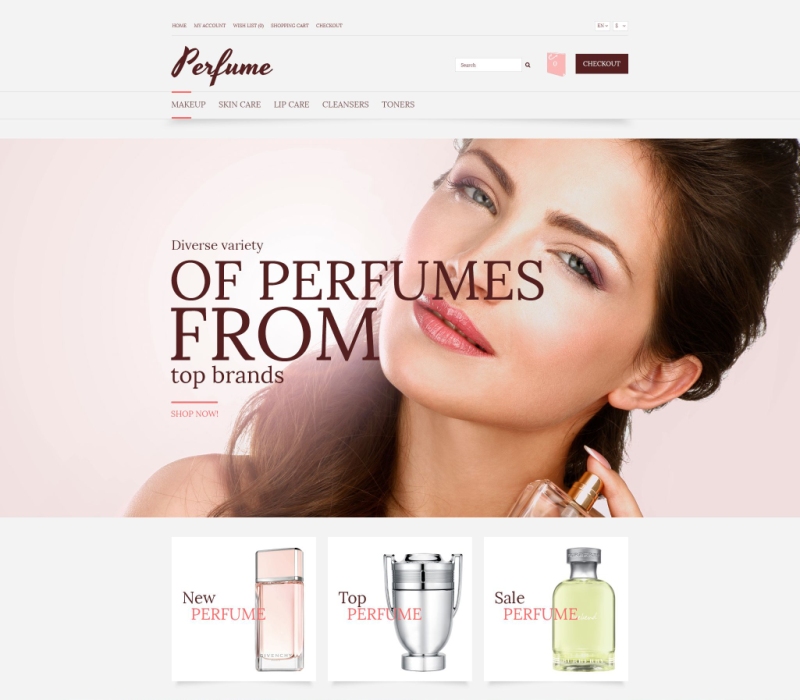 OpenCart Perfume Template