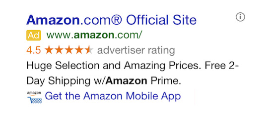 AdWords App Extension Example