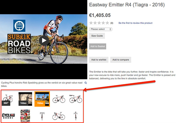 Image and Video Bike Example