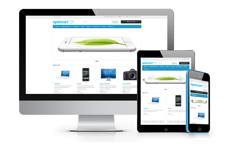 OpenCart responsive design