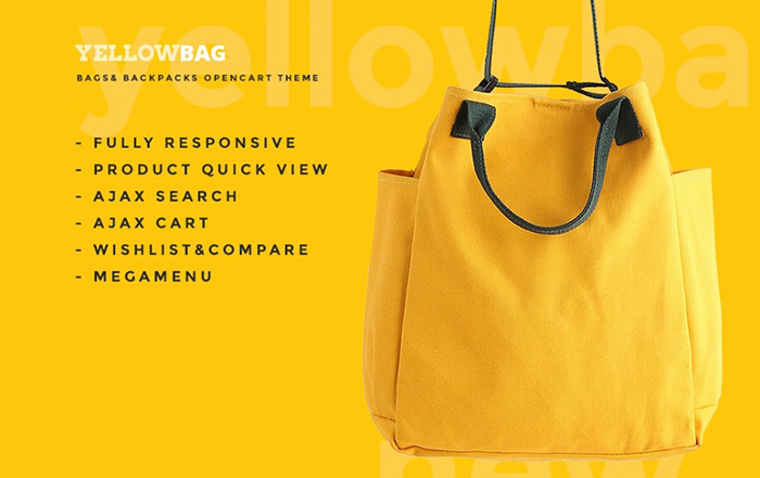 YellowBag OpenCart Template