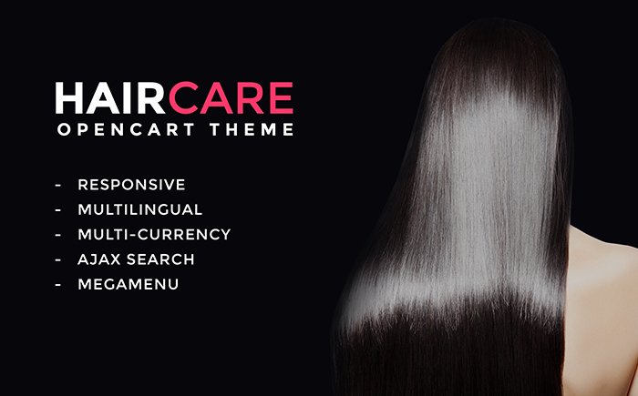 Hair Salon Responsive OpenCart Template
