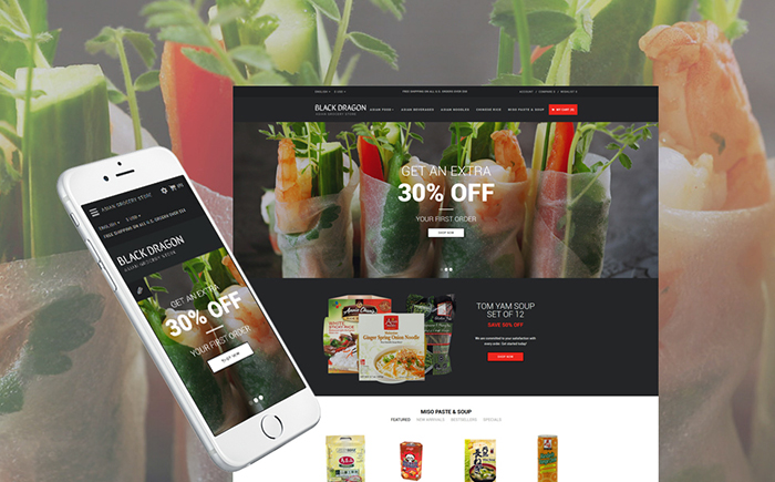 Grocery Store Responsive OpenCart Template
