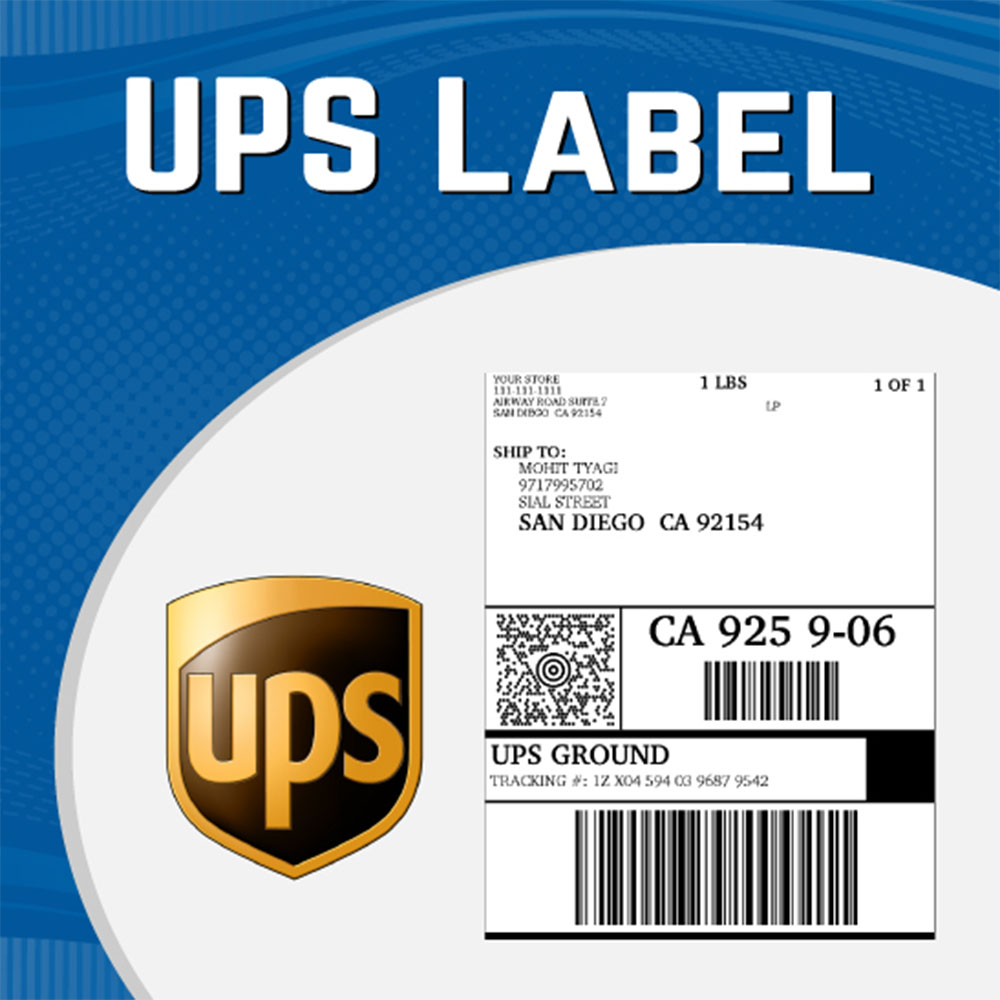 International Shipping Label Template