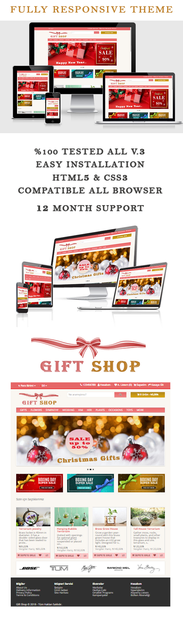 OpenCart Gift Shop Theme