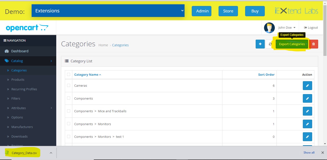 OpenCart - OpenCart Export Tool Multi Purpose