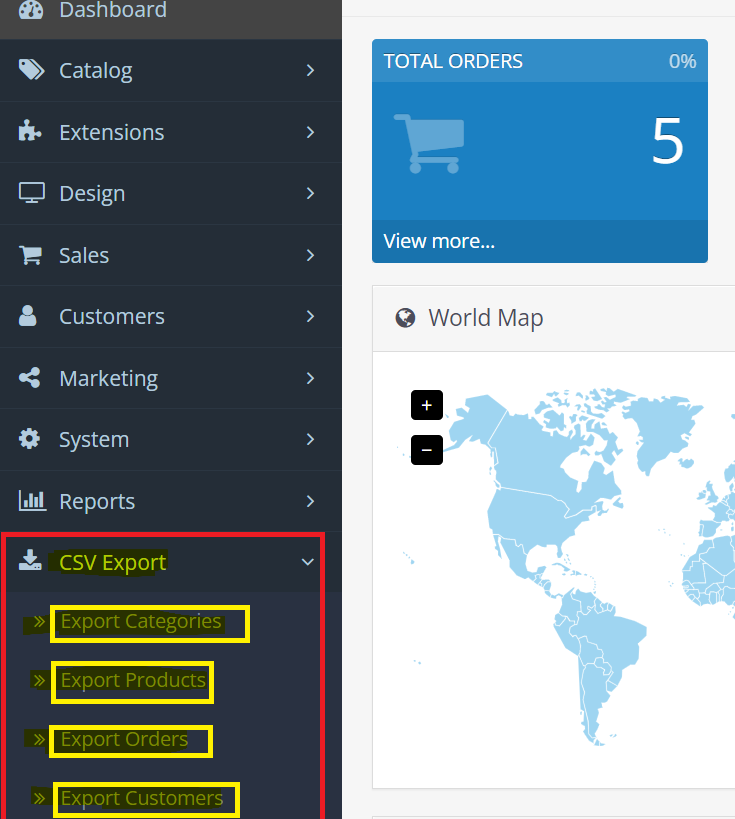 OpenCart - OpenCart Export Tool Multi Purpose