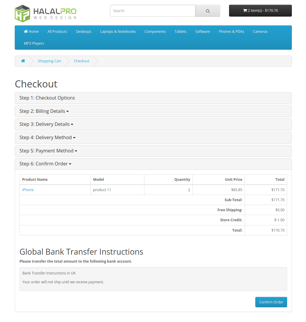 opencart-g-payment-bank-transfer-information-based-geo-ip-location