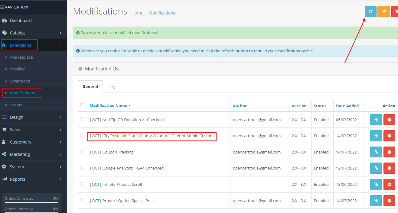 OpenCart - City Postcode State County Column+Filter At Admin Customer List