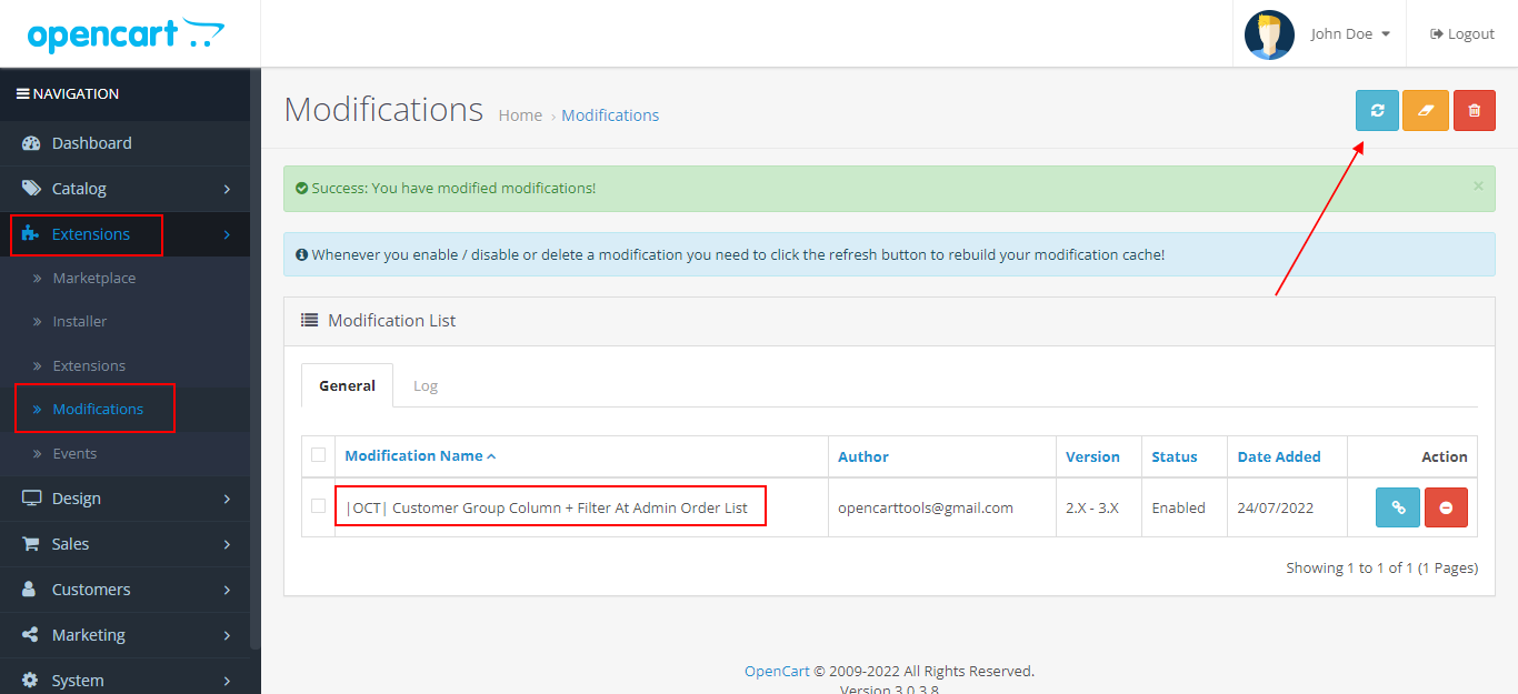 Opencart filters