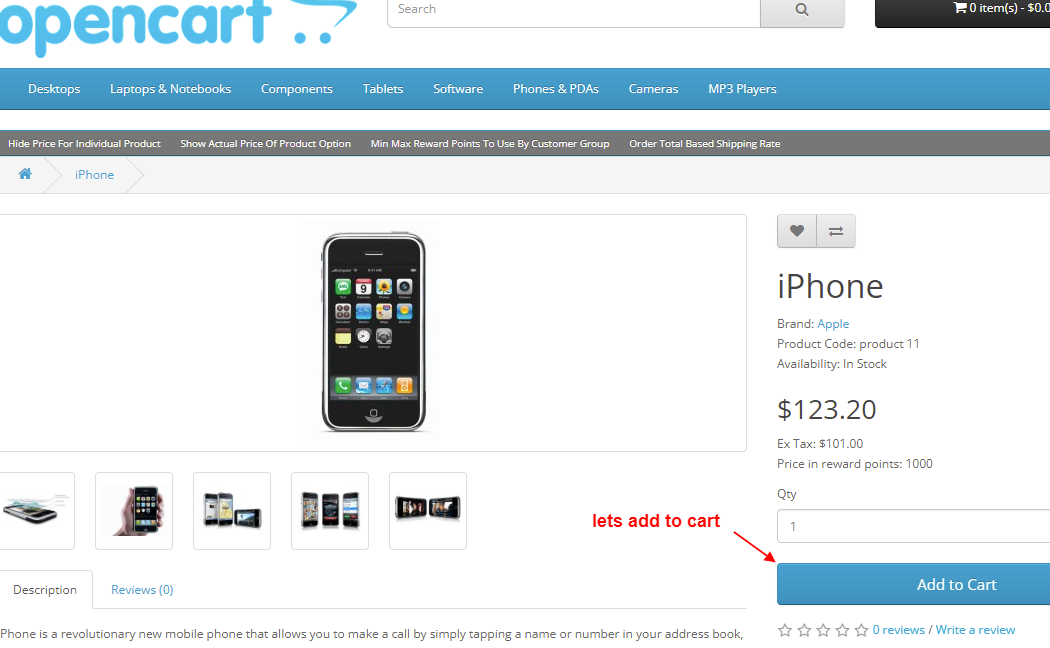 OpenCart Order Total Based Shipping Rate