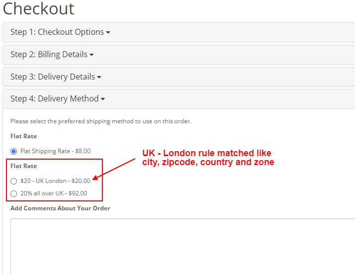 OpenCart - Multi Flat Rate Shipping Enhanced