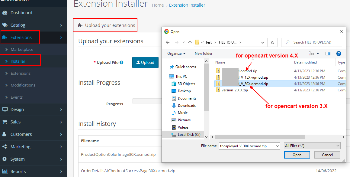 OpenCart Single Click Catalog Mode